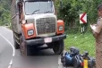 லொறியுடன் மோதிய மோட்டார் சைக்கிள் ; பறிபோன உயிர்