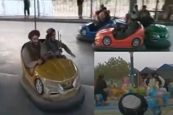 முடிஞ்சா பிடி பார்க்கலாம்..போட்டி போட்டுக் கொண்டு பொம்மை கார் ஓட்டி விளையாடிய தாலிபான்கள் | Afghanistan Taliban Game