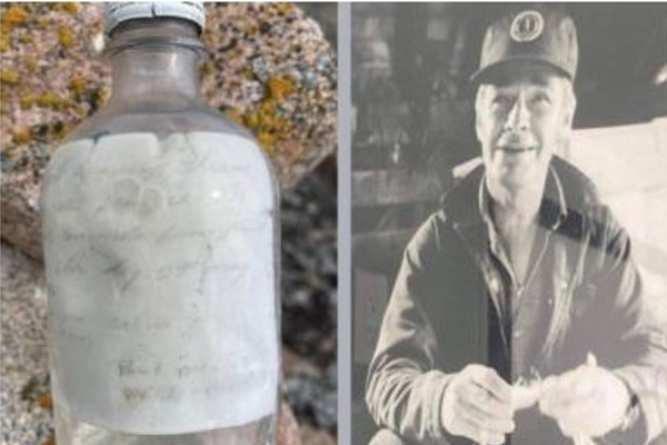 34 வருஷமா கடலில் மிதந்த பாட்டில்; பாதுகாக்கப்பட்ட கடிதம் - சுவாரஸ்ய நிகழ்வு! | Bottle With Hidden Message 1989 Recover In Canada