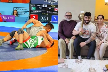 இது கனடாவுக்கு இந்தியாவுக்கும் கிடைத்த பதக்கம்! தங்கம் வென்ற கனேடிய வீரரின் 72 வயது தந்தை