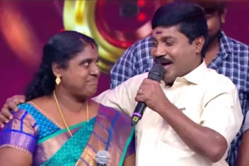 மேடையில் மனைவியிடம் அத்துமீறிய ஜிபி முத்து! வெட்கத்தில் ஒட்டுமொத்த பிரபலங்கள்