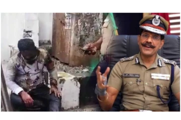 முதலமைச்சர் மு.க.ஸ்டாலின் வீட்டு முன்பு தீக்குளித்த நபரை விரைந்து காப்பாற்றிய போலீசார் - டிஜிபி பாராட்டு