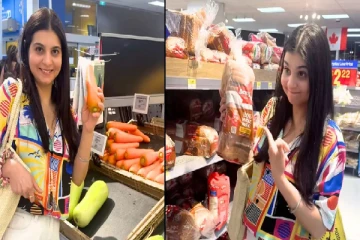 கனடாவில் விற்கப்படும் மளிகைப்பொருட்கள் விலை: வைரலாகும் இந்தியப் பெண்ணின் வீடியோ