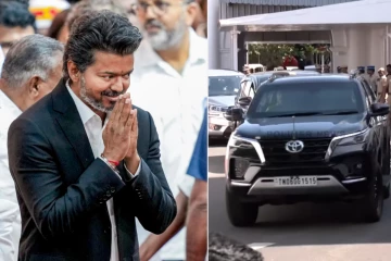 உச்சகட்ட பாதுகாப்பின் கீழ் முதலமைச்சர் விஜய்.. 24 மணி நேரமும் 55 மத்திய பாதுகாப்புப் படையினர் உடன்!