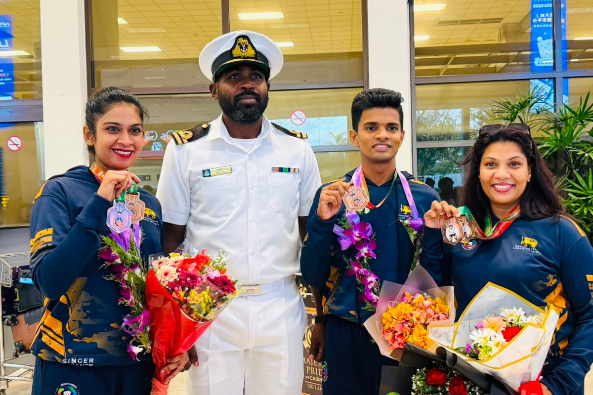 தெற்காசிய கராத்தே போட்டியில் இலங்கை கடற்படையினருக்கு 5 பதக்கங்கள் | Sri Lanka Navy Wins 5 Medals At South Asian Karate தெற்காசிய கராத்தே போட்டியில் இலங்கை கடற்படையினருக்கு 5 பதக்கங்கள் | Sri Lanka Navy Wins 5 Medals At South Asian Karate