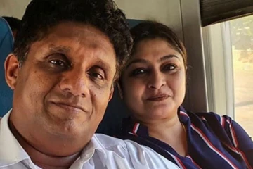 கோவிட் தொற்றில் இருந்து மீண்டு வீடு திரும்பும் சஜித் மற்றும் மனைவி