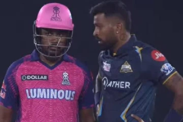 சண்டை இழுத்த ஹர்திக் பாண்டியா..! சிக்சர்களால் பதிலடி கொடுத்த சஞ்சு சாம்சன்