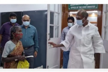 தொலைந்த மகனை தேடி 21 முறை புதுச்சேரிக்கு பயணம் செய்த மூதாட்டி ; முதலமைச்சர் ரங்கசாமியை நேரில் சந்தித்து மனு