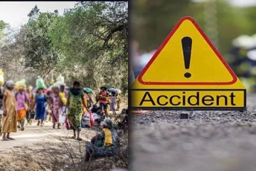 தமிழர் பகுதியைச் சேர்ந்தவர்கள் பயணித்த வாகனம் தலைகீழாக கவிழ்ந்து விபத்து