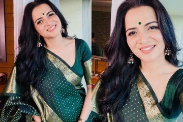 பச்சை நிற புடவையில் தொகுப்பாளினி டிடியின் அழகிய போட்டோஸ்