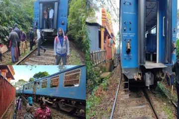 தடம் புரண்ட “டிக்கிரி மெனிக்கே”: மலையக தொடருந்து சேவைகள் பாதிப்பு(படங்கள்)