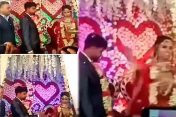 தாமதமாக வந்த மாப்பிள்ளை! தாறுமாறாக பாடம் கற்பித்த மணப்பெண்