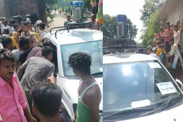கூகுள் மேப் குழுவினரை தாக்கிய கிராம மக்கள் - என்ன நடந்தது? | Google Map Team Attacked By Up Locals Theft Doubt
