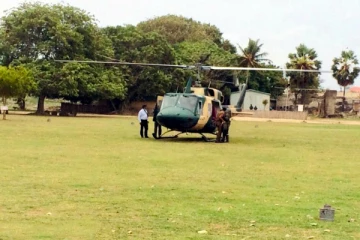 கொழும்பு தேசிய வைத்தியசாலைக்கு சிகிச்சைக்காக உலங்குவானூர்தியில் அழைத்து வரப்பட்ட பிரமுகர்! பொலிஸார் குவிப்பு