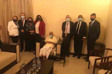 சம்பந்தனை சந்தித்த தூதுக்குழு!