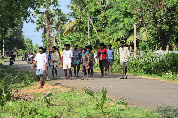 பாடசாலை மாணவர்களை துரத்திய காட்டு யானையால் ஏற்பட்ட பரபரப்பு! | A Wild Elephant Chased School Students