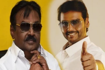 தந்தையை தொடர்ந்து அரசியலில் இறங்கும் விஜய பிரபாகரன்