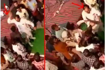 கேள்வி கேட்ட இளைஞரை கண்ணத்தில் அறைந்த காங்கிரஸ் எம்எல்ஏ - அதிர்ச்சி வீடியோ