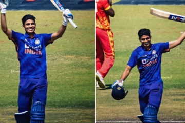 சர்வதேச போட்டியில் முதல் சதம் - மிரட்டிய சுப்மன் கில்