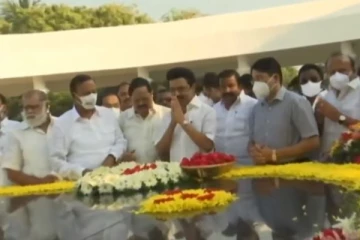 69வது பிறந்த நாள் தலைவர்கள் நினைவிடங்களில் அஞ்சலி செலுத்திய முதலமைச்சர் மு.க.ஸ்டாலின்