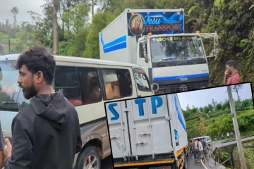 லொறி – வான் நேருக்கு நேர் மோதி விபத்து; ஒருவர் காயம்