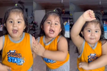 ட்ரெண்டிங் பாடலுக்கு கியூட் ரியாக்ஷன் கொடுக்கும் சிறுமி- வாயடைச்சி போன இணையவாசிகள்