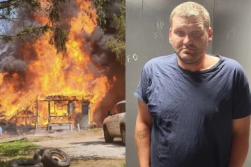 பெற்றோருடன் சேர்த்து வீட்டிற்கு தீ வைத்த 7 வயது சிறுவன்: குழந்தை துஷ்பிரயோக வழக்கில் தந்தை கைது