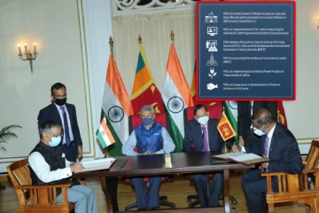 வடக்கில் மூன்று தீவுகள் இந்தியாவிடம்! கைச்சாத்திடப்பட்ட 6 உடன்படிக்கைகள் (படங்கள்)