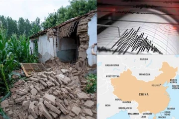 சீனாவில் சக்திவாய்ந்த நிலநடுக்கம் : நூறுக்கும் மேற்பட்டோர் பலி