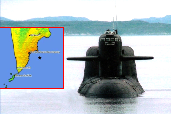 Russia Kamchatka earthquake 2024, Vilyuchinsk nuclear submarine base, Russian Pacific Fleet quake damage, 8.8 earthquake tsunami Kamchatka, Russia nuclear warheads risk, Submarine base earthquake impact, Russian navy missile submarine, Petropavlovsk Kamchatka tsunami, United24 Media Russia claims, Russia earthquake military threat
