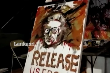 கொடூரமாக சித்தரிக்கப்படும் ராஜபக்சவினரின் உருவங்கள் (Video)