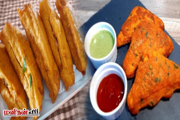 bread bajji : மொறுப்பான சுவையில் அசத்தல் பிரெட் பஜ்ஜி... எப்படி செய்வது? | Tasty Bread Bajji Recipe In Tamil