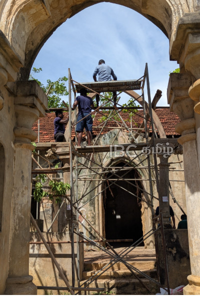 இடிந்து விழுந்த யாழ். மந்திரிமனை : பாதுகாப்பதற்கான பணிகள் ஆரம்பம் | Work Begins To Protect Manthiri Manai From Damage