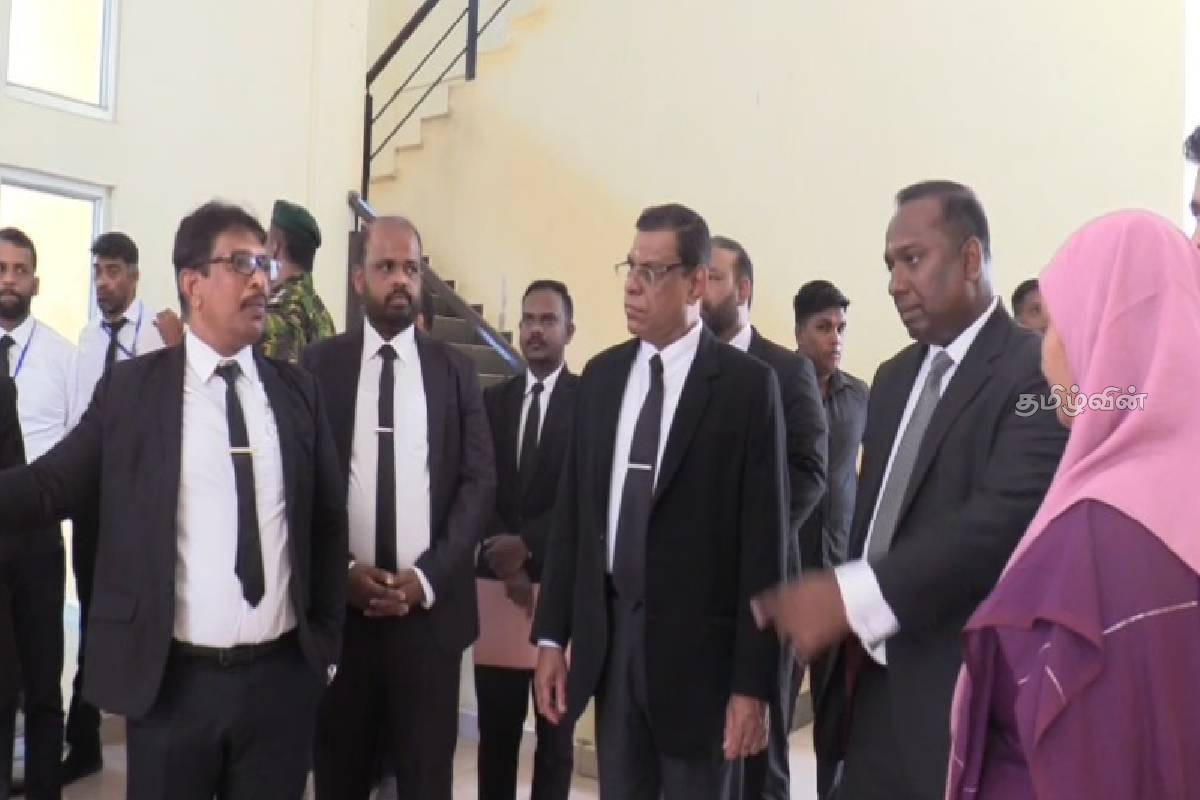 பிரதம நீதியரசர் மல்லாகம் நீதிமன்றத்துக்கு விஜயம் | Chief Justice Mallakam Visits The Court