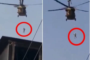 சடலத்தை தொங்கவிட்ட படி ஆப்கான் நகரின் மீது பறந்த அமெரிக்க ஹெலிகாப்டர்! கமெராவில் சிக்கிய பதற வைக்கும் காட்சி