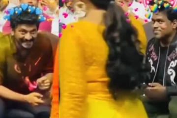 விருது விழாவில் விடாமல் ஒரே பெண்ணை சைட் அடித்த யுவன், நெல்சன்! வைரலாகும் வீடியோ..