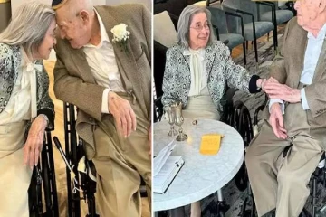 கின்னஸ் சாதனையில் இடம்பிடித்த உலகின் மூத்த புதுமண தம்பதி