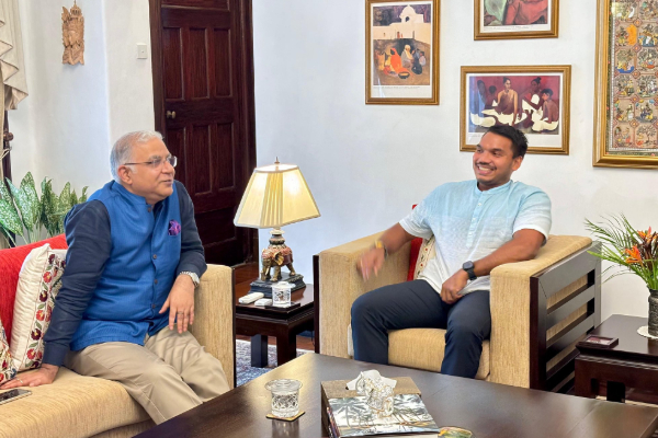 இந்திய உயர் ஸ்தானிகர் - நாமல் ராஜபக்ஷ சந்திப்பு | Namal Rajapaksa Meet Indian High Commissioner