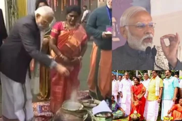 இந்நாளில் தானியங்களை இறைவனுக்கு படைப்பது வழக்கம்..தமிழில் பொங்கல் வாழ்த்து கூறிய பிரதமர் மோடி