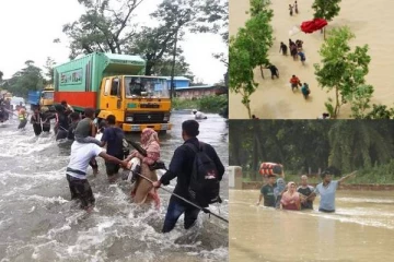 வரலாறு காணாத வெள்ளத்தில் சிக்கிய வங்காளதேசம்! உயர்ந்த பலி எண்ணிக்கை