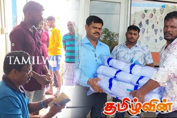 கிளிநொச்சி கடற்றொழிலாளர்களுக்கு வழங்கப்பட்ட சீன அரசாங்கத்தின் கடற்றொழில் வலைகள்