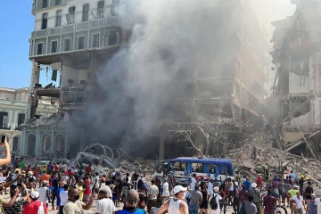 ஹோட்டல் ஒன்றில் கேட்ட பயங்கர வெடிச்சத்தம்! 8 பேர் பரிதாபமாக பலி