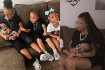 நான்காவது குழந்தையைப் பெற்றெடுத்த பெண்: அனைவரும் ஒரே நாளில் பிறந்த ஆச்சரியம்