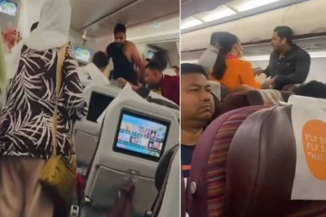 லண்டனிலிருந்து புறப்பட்ட விமானத்தில் மோதல் - நடுவானில் ஏற்பட்ட பரபரப்பு