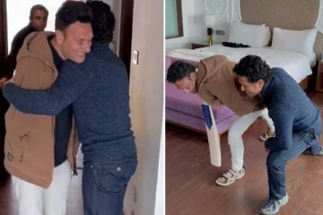 கைகளை இழந்த கிரிக்கெட் வீரரை சந்தித்த சச்சின்.., அவர் கொடுத்த மறக்க முடியாத பரிசு