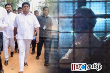 சிறைச்சாலை மருத்துவமனையில் ரணிலைப் பார்வையிட்ட சஜித்