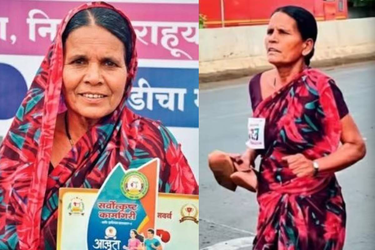 மகளின் கல்விக்காக வெறும் காலுடன் மாரத்தான் ஓடிய 47 வயது தாய் | 47 Old Mother Runs Marathon For Daughter Education மகளின் கல்விக்காக வெறும் காலுடன் மாரத்தான் ஓடிய 47 வயது தாய் | 47 Old Mother Runs Marathon For Daughter Education