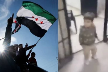 அசாத்தின் வீழ்ச்சி... கொண்டாடித் தீர்க்கும் மக்கள்: சிறை மீண்ட பிஞ்சு சிறுவன்