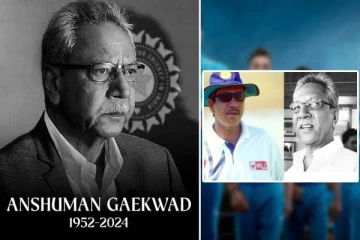 இந்திய கிரிக்கெட் அணியின் முன்னாள் வீரர் அன்ஷுமான் கெய்க்வாட் காலமானார்!