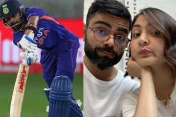 அதிரடியாக அரை சதம் விளாசிய கோலி! அவர் மனைவி கொடுத்த ரியாக்‌ஷன்